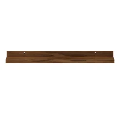 Tablette murale pour cadre photo GoodHome Rigga effet noyer L. 60 cm