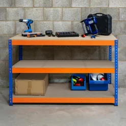 Établi à 3 Niveaux S-Rax - 150 x 60 x 90 cm