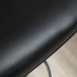 Tabouret à roulettes réglable en hauteur 69-91 cm avec dossier inclinable et repose-pieds réglable