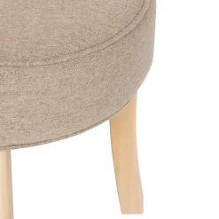 Tabouret Adriel peuplier beige D35x35cm - Atmosphera