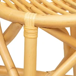 Tabouret Aoni en rotin 31x31cm - Atmosphera