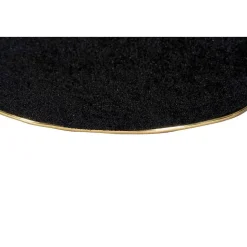 Tabouret Carré Déco "Contessa" 60cm Noir & Or