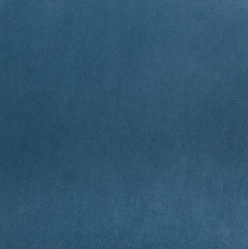Tabouret coffre Tess bleu en velours - Atmosphera