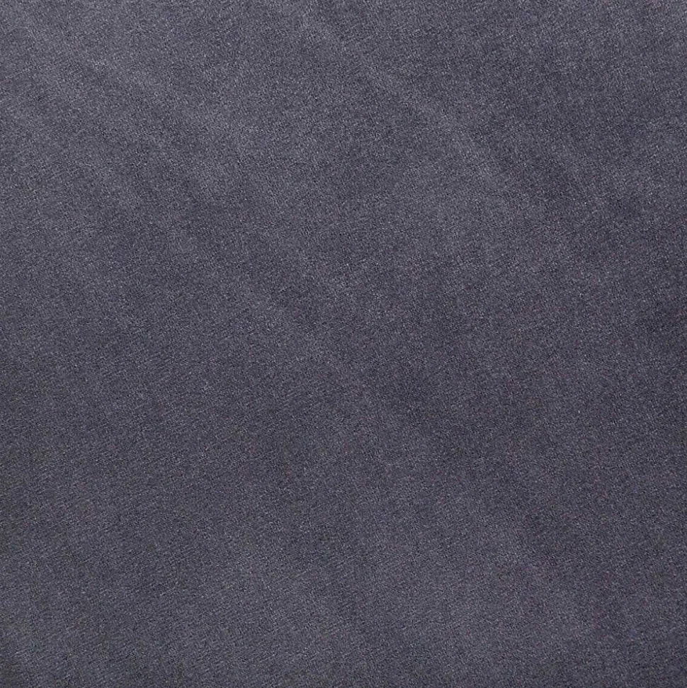 Tabouret coffre Tess gris en velours - Atmosphera