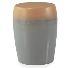 Tabouret d'appoint en céramique multicolore