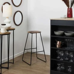 Tabouret de bar en acacia VISBY