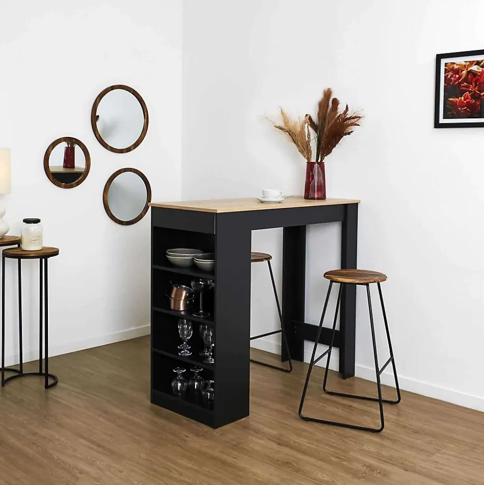 Tabouret de bar en acacia VISBY