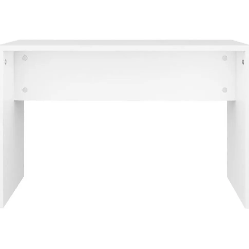 Tabouret de toilette Blanc 70x35x45 cm Bois d'ingénierie vidaXL