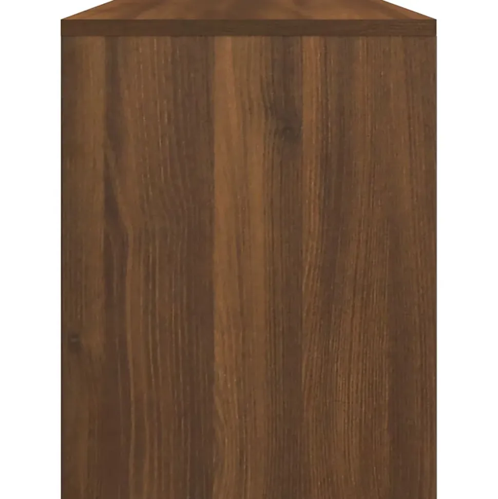 Tabouret de toilette Chêne marron 70x35x45 cm Bois d'ingénierie vidaXL