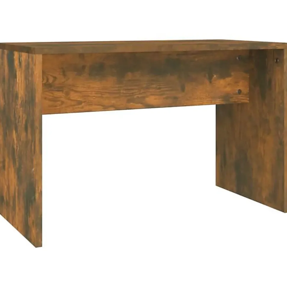 Tabouret de toilette Chêne fumé 70x35x45 cm Bois d'ingénierie