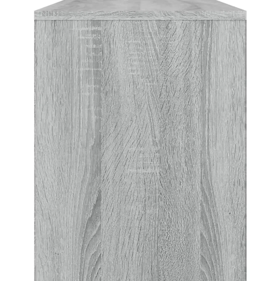 Tabouret de toilette Sonoma gris 70x35x45 cm Bois d'ingénierie vidaXL
