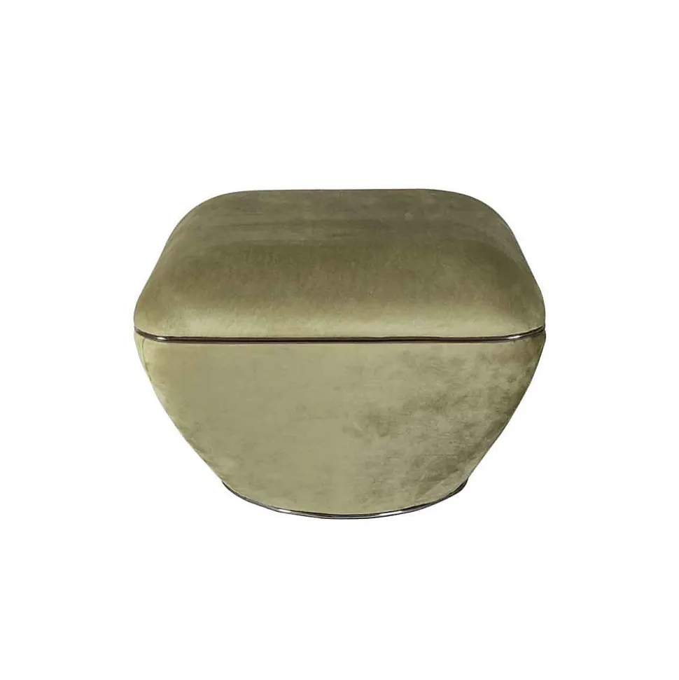 Tabouret Design "Contessa" 60cm Vert & Gris