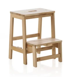 Tabouret en bois bouleau naturel