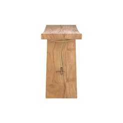Tabouret en bois de teck recyclé - Eka