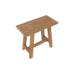 Tabouret en bois de teck recyclé - Dao