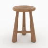Tabouret en bois d'orme H42 cm - Toby