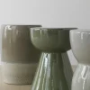 Tabouret en céramique, couleur gris
