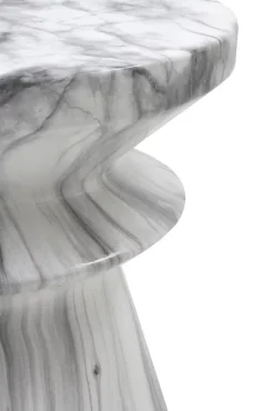 Tabouret en céramique couleur gris