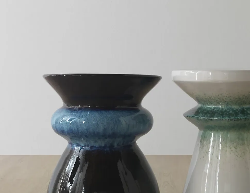 Tabouret en céramique couleur blanc