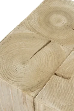 Tabouret en placage d'épicéa avec pieds laqués couleur métal