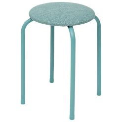 Tabouret Flexy Plus vert céladon en tissu chiné - Vert céladon- 5five