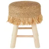 Tabouret Gimpo pin beige D30x40cm - Atmosphera