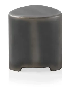 Tabouret laqué en couleur métallique