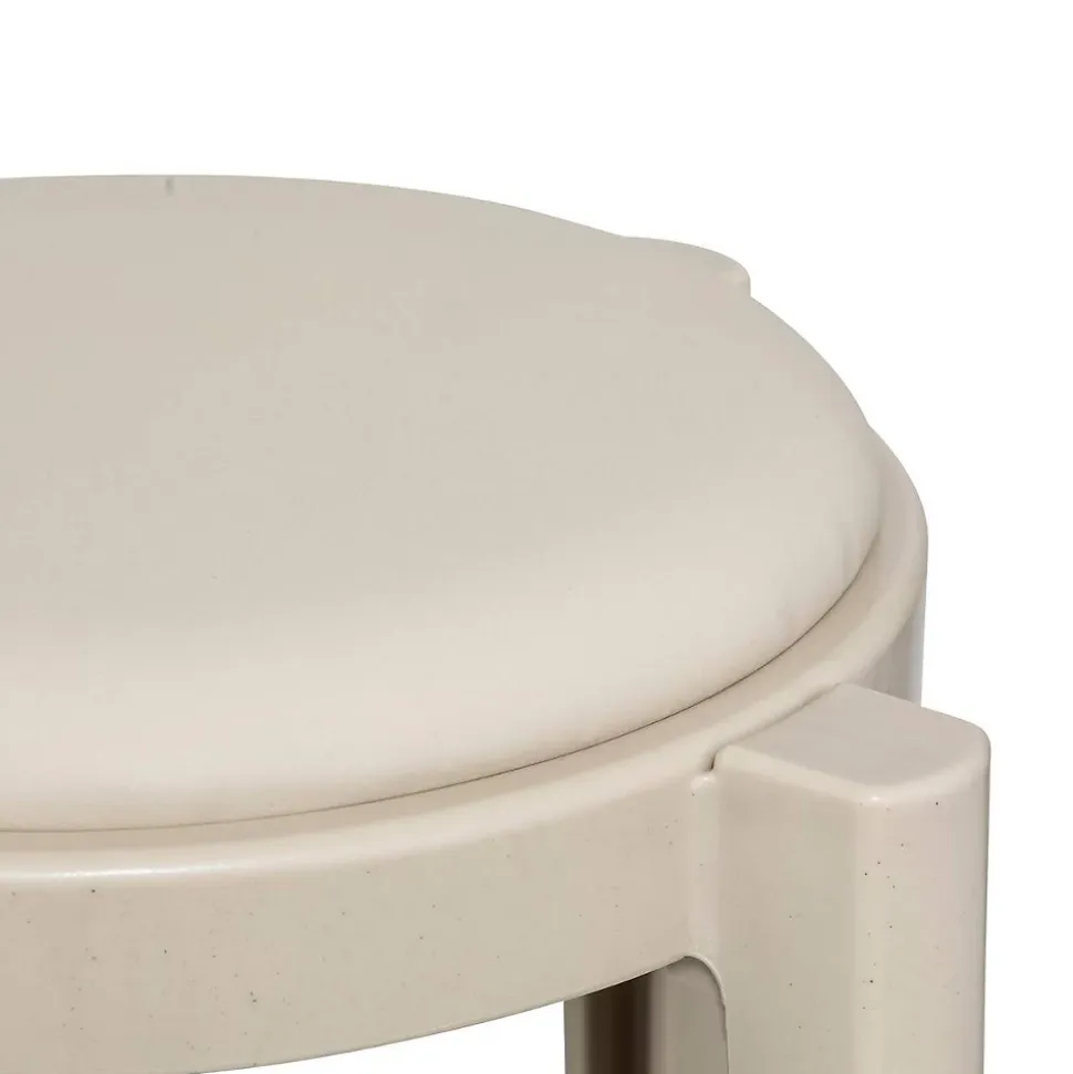 Tabouret Plasta en plastique beige - Beige- 5five