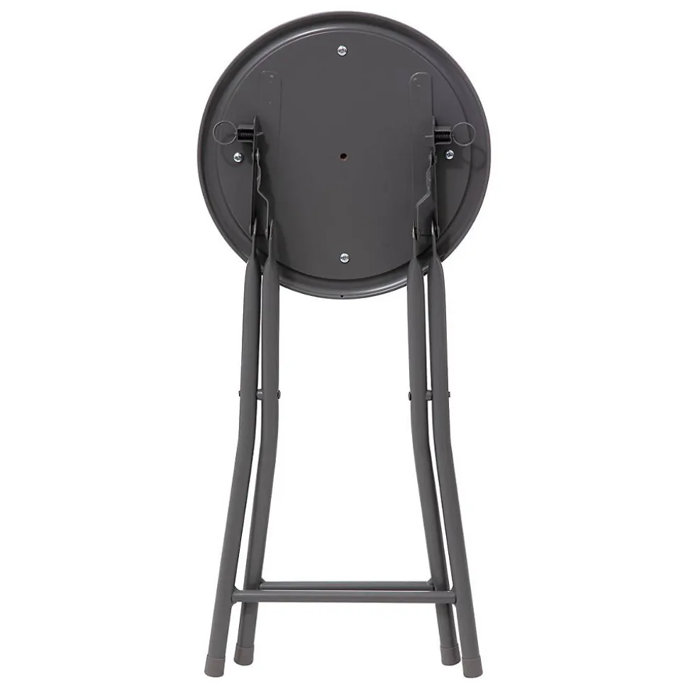 Tabouret pliant Velours Gris - 5Five