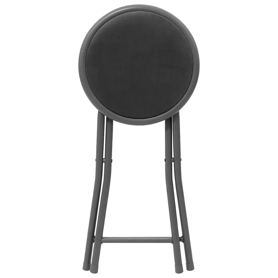 Tabouret pliant Velours Gris - 5Five