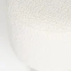 Tabouret rond en tissu bouclette diamètre : 40cm - MARCOS - Boite à design