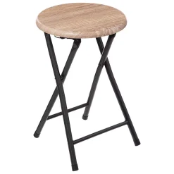 Tabourets pliants Effet bois naturel - 5Five