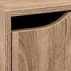Étagère 3 cases avec portes Effet chêne naturel Mix N' Modul - 5Five