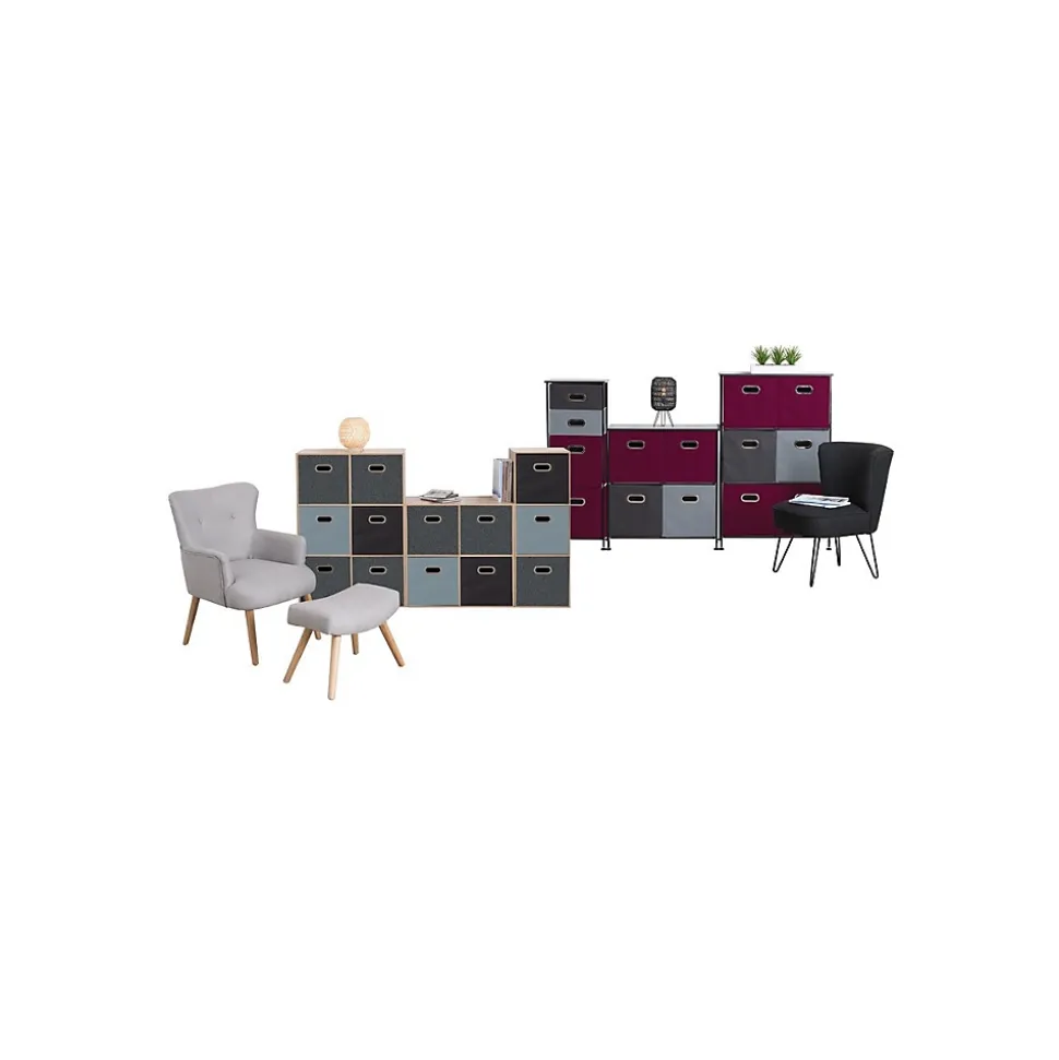 Étagère 6 cases Effet bois naturel Mix N' Modul - 5Five