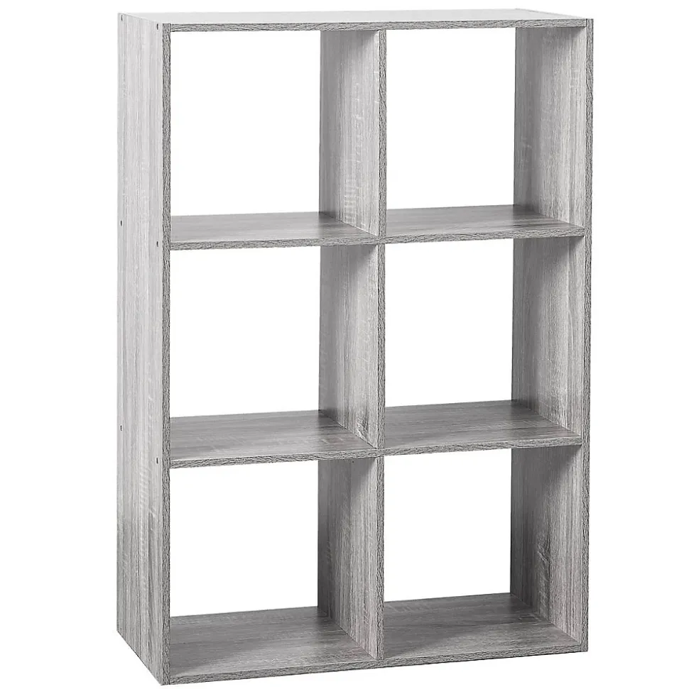 Étagère 6 cases Effet chêne gris Mix N' Modul - 5Five