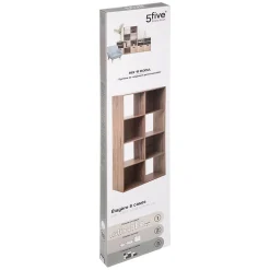 Étagère 8 cases Effet chêne naturel Mix N' Modul - 5Five