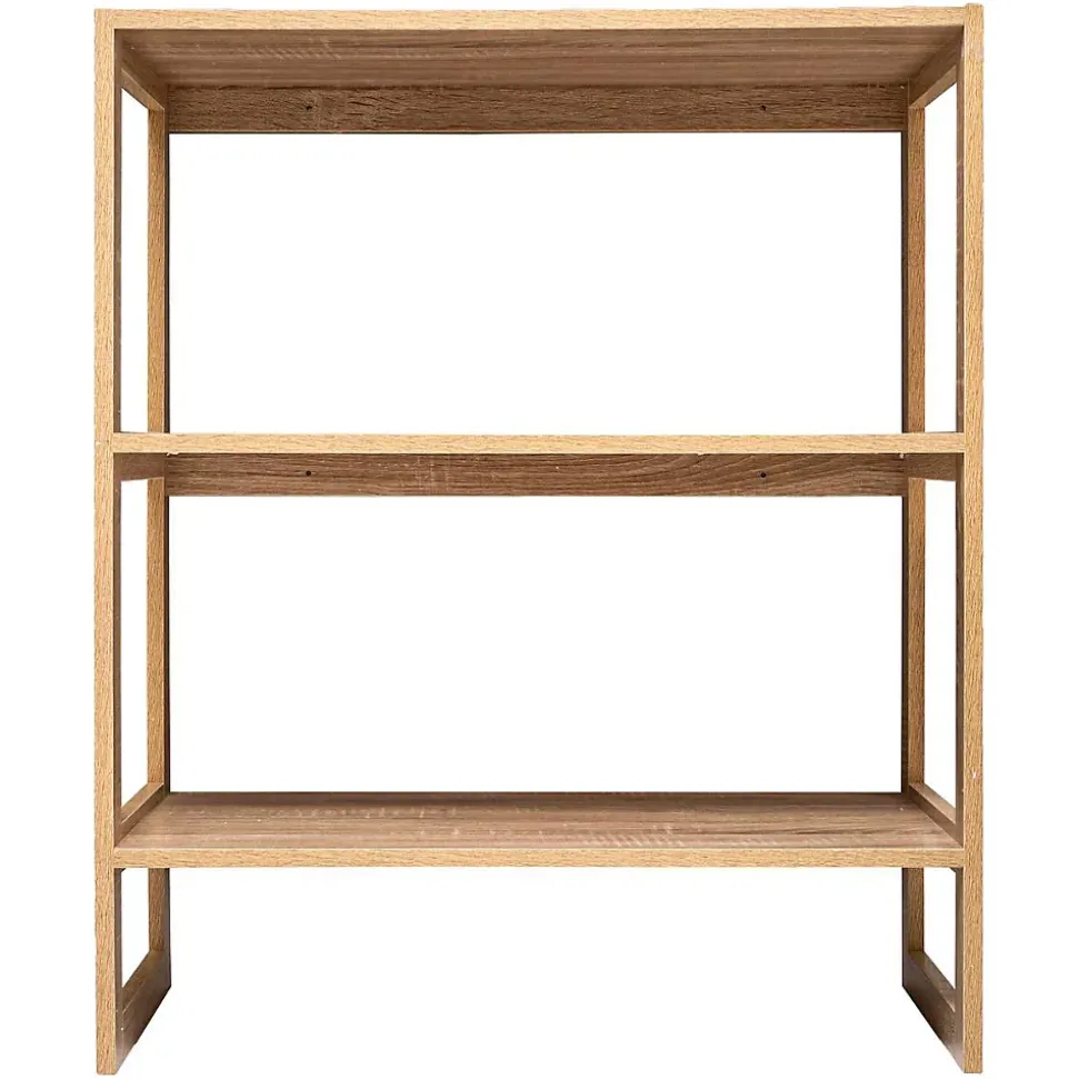 Étagère 4 cases empilables Effet chêne naturel Mix N' Modul - 5Five