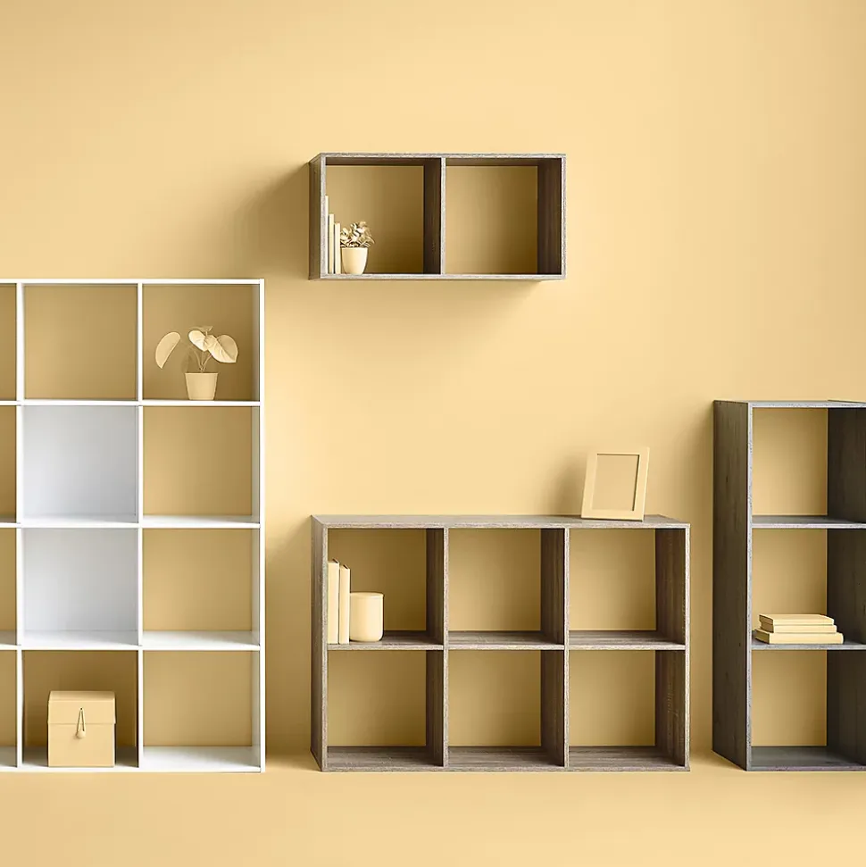 Étagère 6 cases indus Effet bois foncé Mix N' Modul - 5Five
