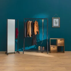 Étagère 4 cases indus Effet bois foncé Mix N' Modul - 5Five