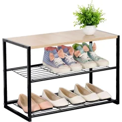 Étagère à chaussures 3 niveaux
