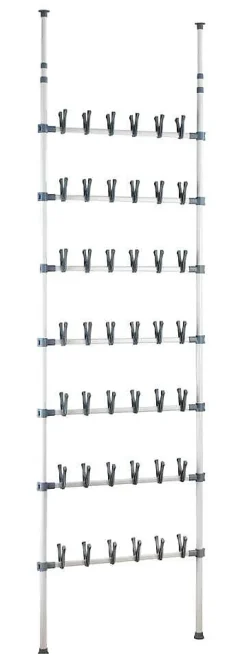 Étagère à chaussures extensible Atlas Wenko H. 100 à 300 cm blanc