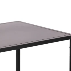 Étagère autoportante Isojoki 120 x 35 x 87,5 cm métal noir en.casa