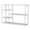 Étagère autoportante Isojoki métal 120 x 35 x 87,5 cm blanc en.casa