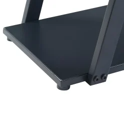 Étagère autoportante Rollag à 3 niveaux métal 72 x 40 x 25 cm noir en.casa