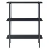 Étagère autoportante Samnanger 100 x 80 x 34 cm noir en.casa