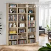 Étagère bibliothèque Stevie 105,5x19x136,5cm aspect bois