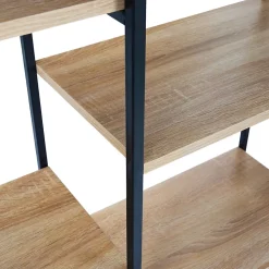 Étagère bibliothèque trio 5 niveaux DETROIT design industriel 170 cm