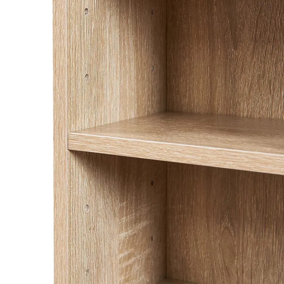 Étagère CD Tynset 90 x 20 x 20 cm effet chêne sonoma en.casa