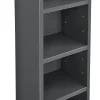 Étagère CD Tynset 175 x 20 x 20 cm gris foncé en.casa