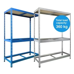 Étagère charge lourde Pour pneus de voiture 3 Étages 180 x 130 x 50 cm Gris - Floordirekt